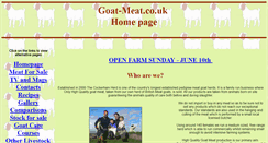 Desktop Screenshot of goat-meat.co.uk